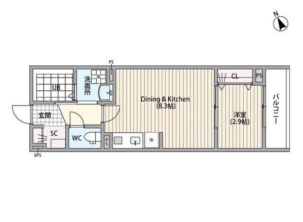 セミカ千葉寺の物件間取画像
